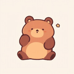 Fototapeta premium Cute Bear