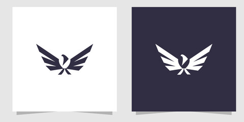 eagle logo design vector