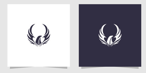 eagle logo design vector