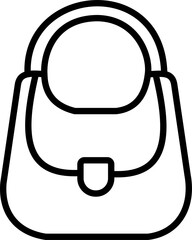 bag icon with black color png