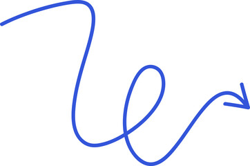 Arrow doodle element