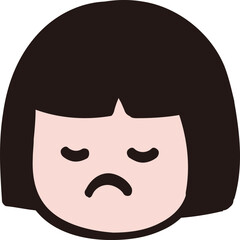 단발머리,머리,표정,소녀,여자아이,사람,스마일