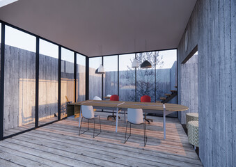 interior dining room, bedroom ,living room house design