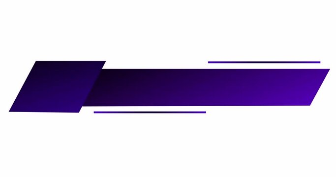 Purple-color and black-colored gradient cool modern-designed lower third animation in 4k - Alpha Channel. Cool simple modern-designed lower third animation. Easy to use.
