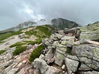 Mount Norikura (Norikura-dake) is a potentially active volcano located on the borders of Gifu and Nagano prefectures in Japan. It is part of the Hida Mountains and is listed among the 100 Famous Japan