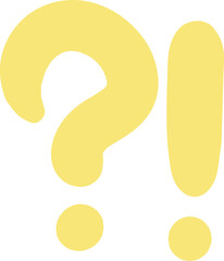 Question and exclamation mark 