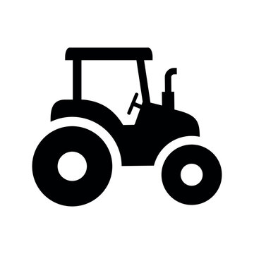 tractor icon vector isolated
