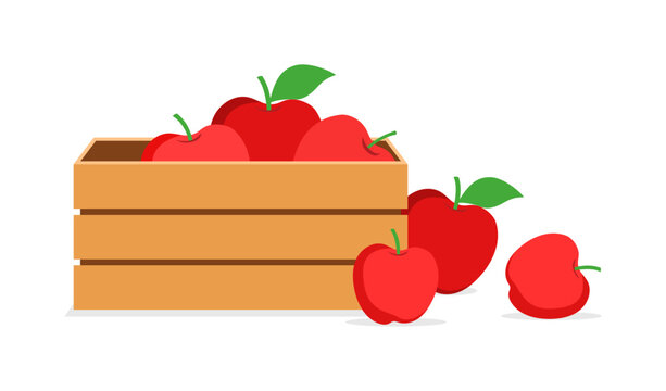 red apple with good quality and good design