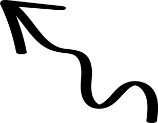 Arrow doodle element