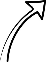 Arrow doodle element