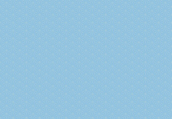 ラフなテイストの麻の葉文様のパターン素材