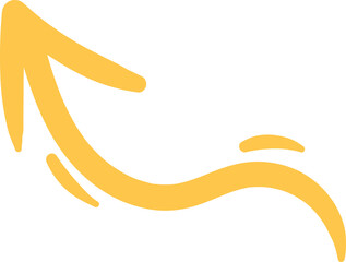 Arrow doodle element