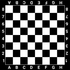 black and white chess board vector