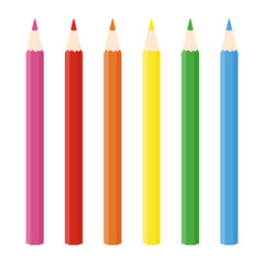 a set of colored pencils for banners, cards, flyers, social media wallpapers, etc.