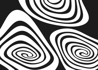 Abstract background with gradient swirl line pattern