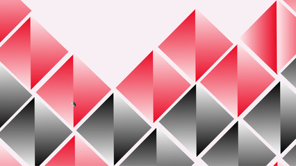 Red tones abstract geometrical background.