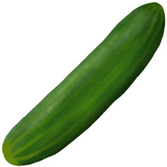 cucumber isolated on white background