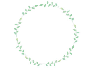 葉　ナチュラル　フレーム　優しい　