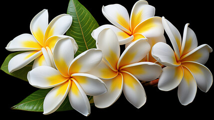 Fototapeta premium plumeria flower.Generative Ai