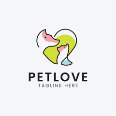 Fototapeta na wymiar Pet shop logo