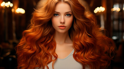 Fototapeta premium portrait of beautiful woman