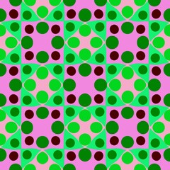 Seamless pattern retro vintage style 90 70s or 80s on Seamless pattern design.