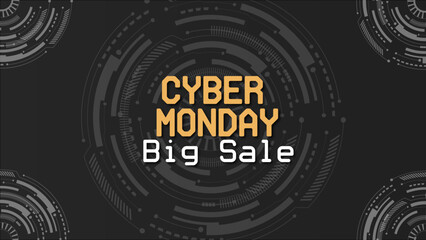 Cyber Monday Background Design