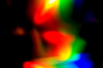 Abstract blurred rainbow background.