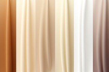 Fototapeta premium AI Generated. Illustration of different skincolor
