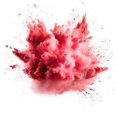  Bright Red Powder Explosion , Illustration, HD, PNG