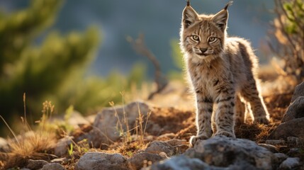 lynx in the wild
