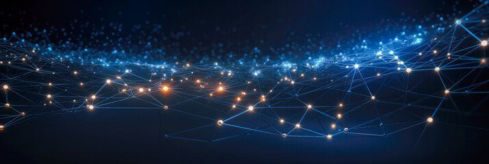 Obraz premium Data Visualisierung. Informationsfluss generiert mit KI