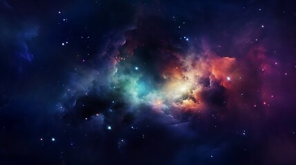 Stunning spiral galaxy view: stars, nebulae, and cosmic wonders in vast universe