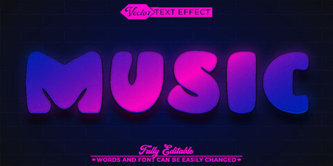Music Sign Editable Text Effect Template