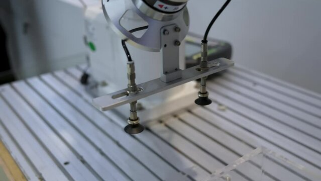 automatic pneumatic piston sucker unit on industrial machine,automation compressed air factory production