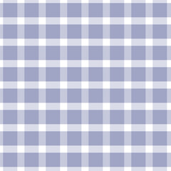 Gingham seamless pattern.Blue and white background texture. Checked tweed plaid repeating wallpaper. Fabric design.