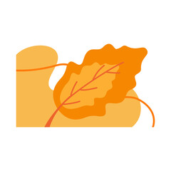 Obraz premium Blob Corner Autumn Plant