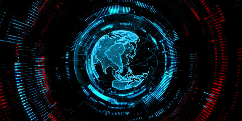 グローバルネットワークイメージ　背景ビジュアル © metamorworks