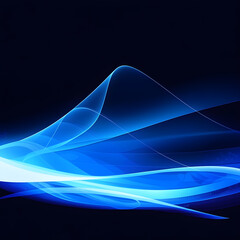 Energy Flows, abstract, blue, flow, HD wallpaper