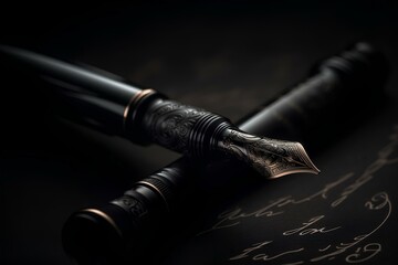 Naklejka premium sword on a black made by midjourney