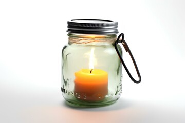 candle in glass made by midjourney