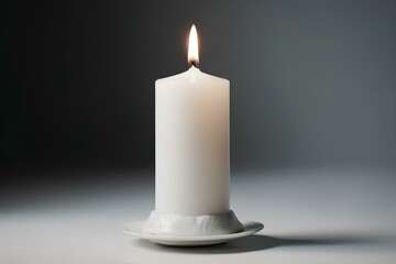 candle in the dark made by midjourney