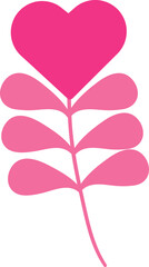 heart love decoration element