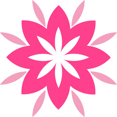 pink flower petal decoration 