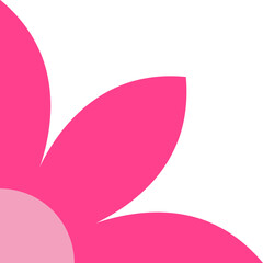 pink flower petal decoration 