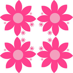 Obraz premium pink flower petal decoration 