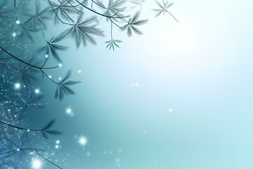 winter background with snowflakes made by midjourney