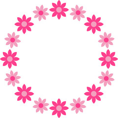 Fototapeta na wymiar pink flower petal decoration 