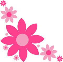 pink flower petal decoration 