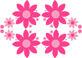 pink flower petal decoration 